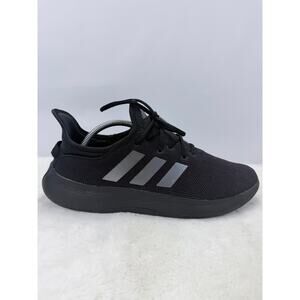 Adidas Cloudfoam Pure Womens Running Shoes Black Grey Size 11 Athletic Sneaker